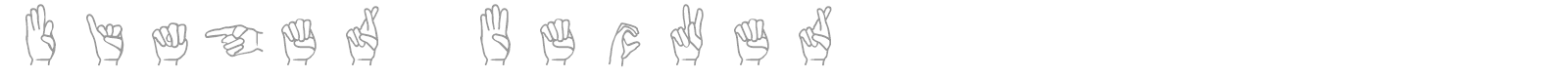 Finger Becker font preview